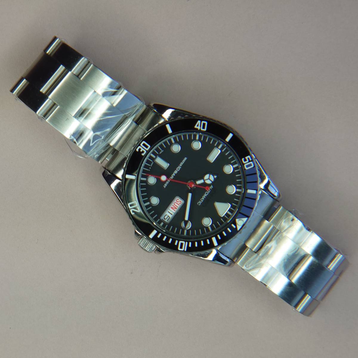☆SEIKO/7S26-0050/仕上げ済み/セラミックベゼル/ベンツ針/赤秒針