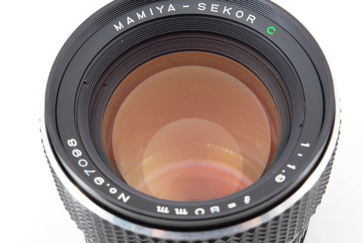80mm C マミヤ Mamiya Sekor MAMIYA-SEKOR SEKOR F1.9 レンズ M645 f⁄1.9中