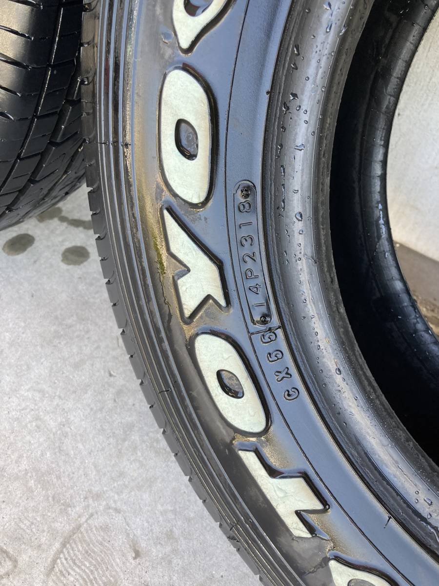 TOYO 195/80R15 H20 9分山　4本セット　ホワイトレター