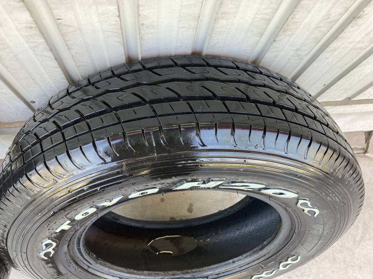 TOYO 195/80R15 H20 9分山　4本セット　ホワイトレター