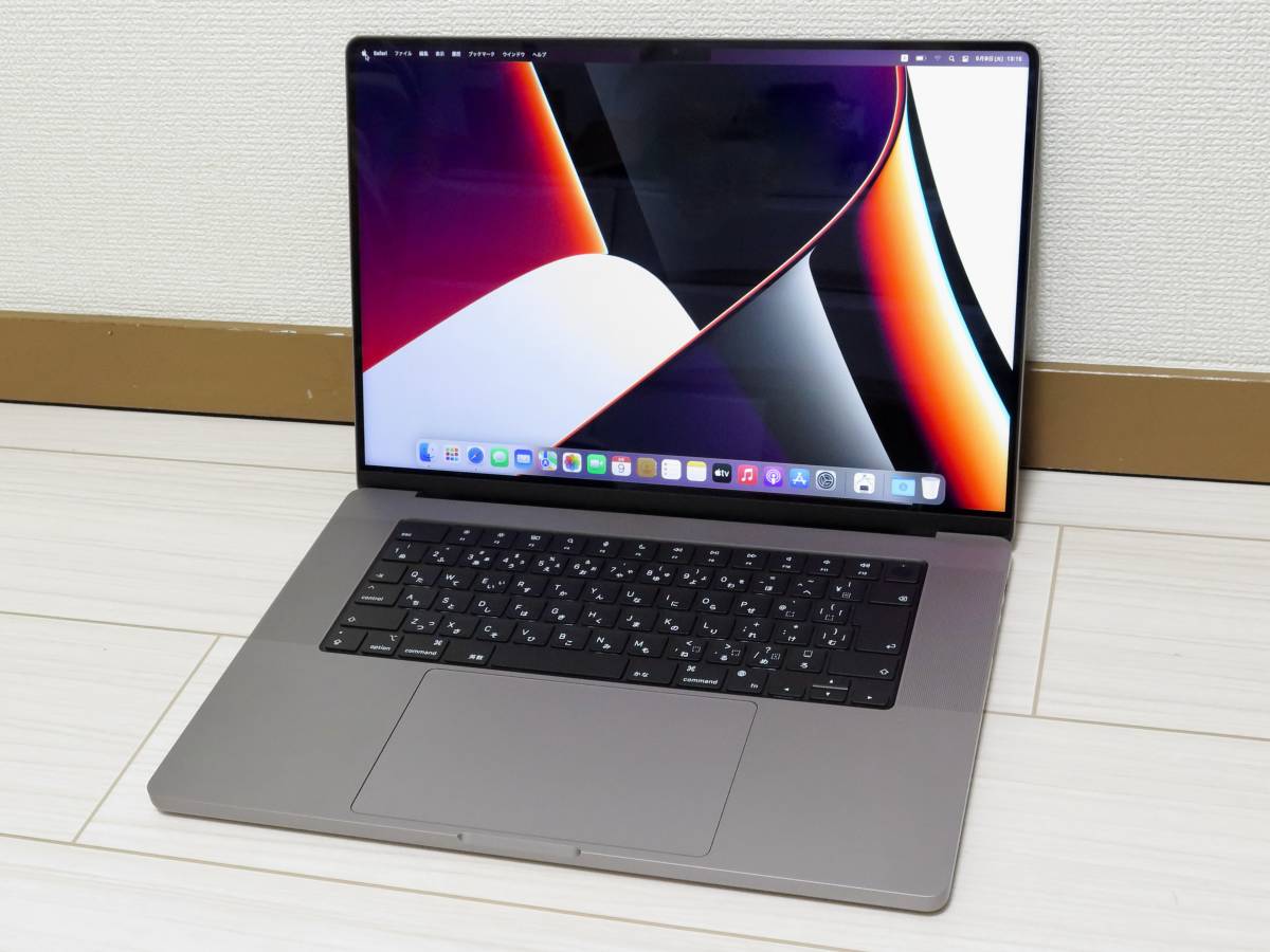 M1MAX MacBook Pro 16インチ M1Max（CPU10C，GPU32C) メモリ32GB