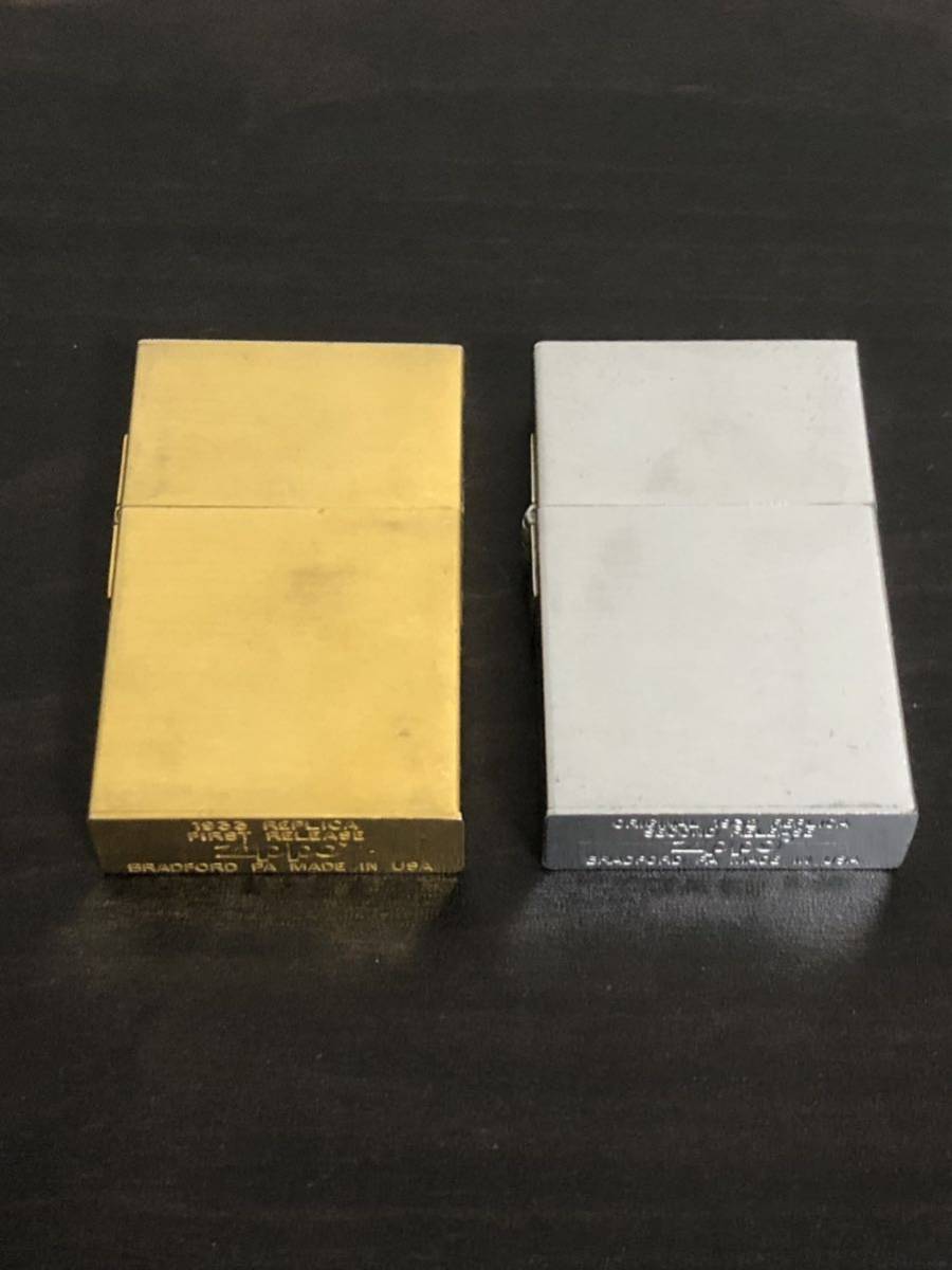ZIPPO ジッポ オイルライター 1932 レプリカ セカンドリリース 1933 レプリカ ファーストリリース シルバー ゴールド ライター