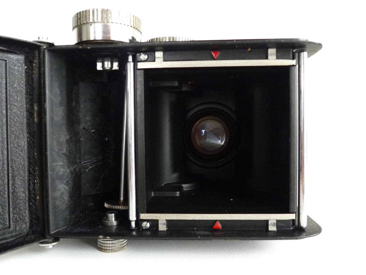 ヤシカ Yashicaflex 二眼レフカメラ レンズキャップ付き