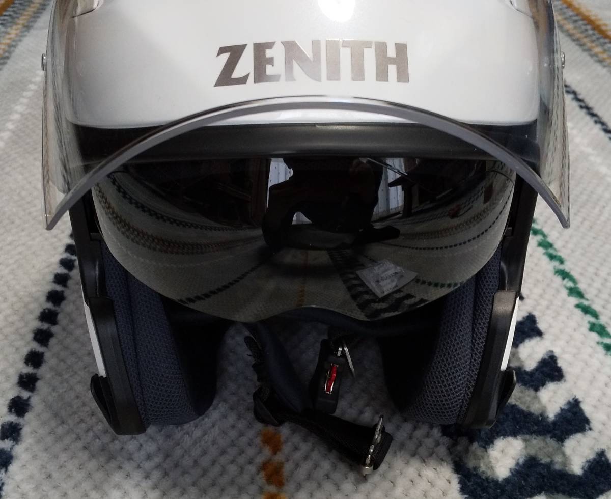 ヤマハ】 ジェットヘルメット YJ-17-P ZENITH Lサイズ 白 試着のみの 