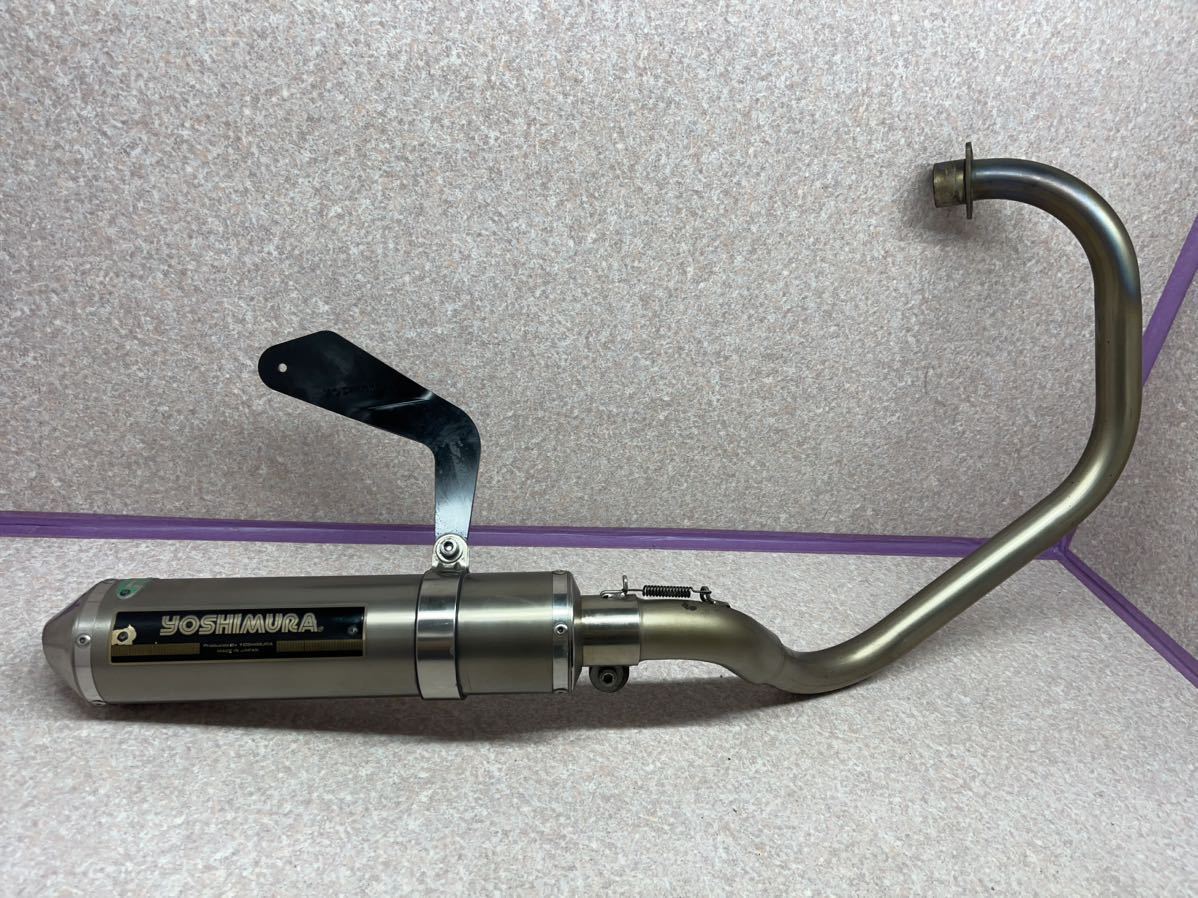 エイプ50Fi タイプDで使用 ヨシムラ チタンマフラー AC18