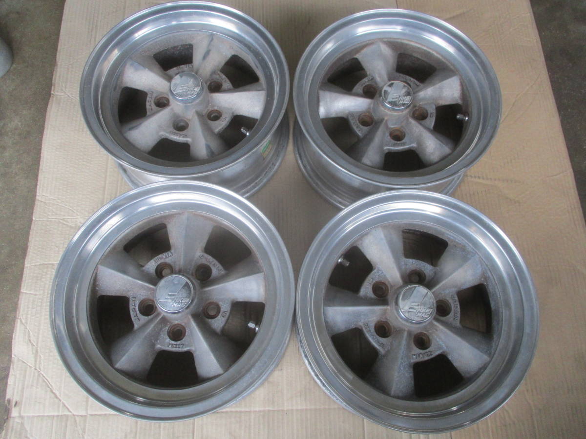 エンケイ マグ 14インチ PCD114．3 6JJ ＋10 4本セット 画像 