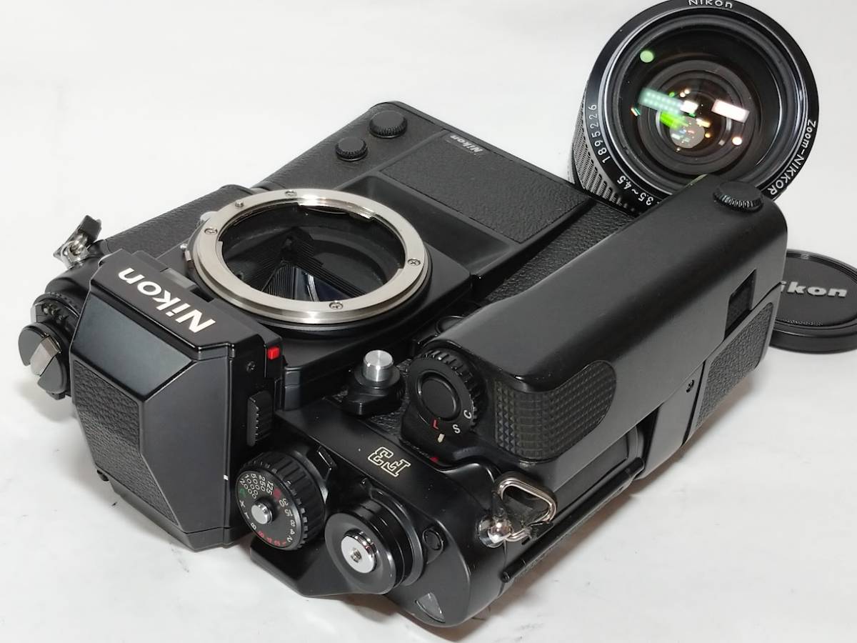 NIKON F3 BLACKボデイ アイレベル現状品（露出計未確認） Nikon F3