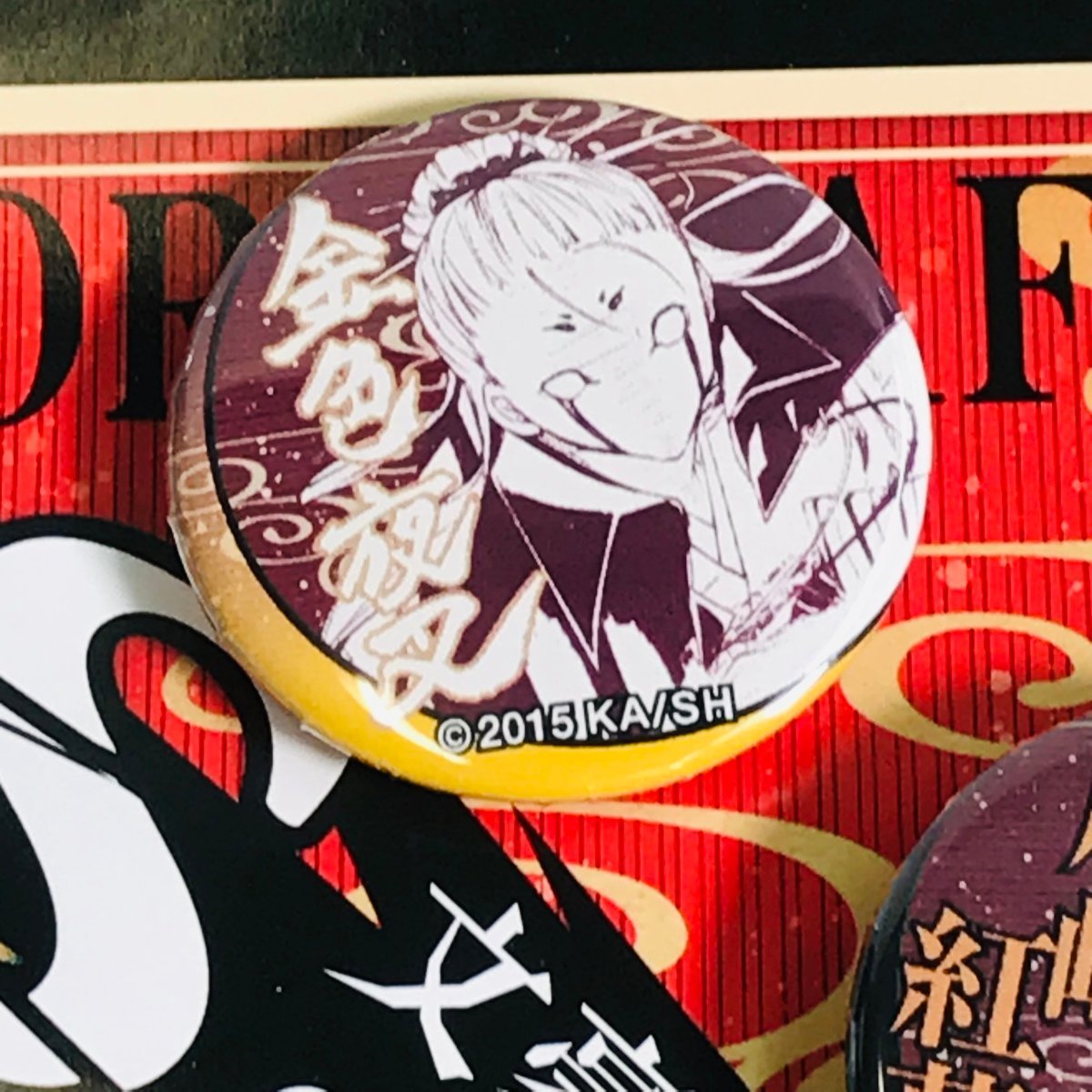中古品 文豪ストレイドッグス 文スト VS缶バッジ 泉鏡花 VS 尾崎紅葉 文豪