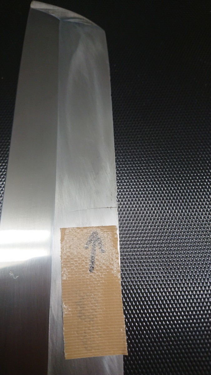 青本焼き鱧切り包丁(ジャンク) 青水本焼き鱧切り包丁(ジャンク)鏡面仕上げ