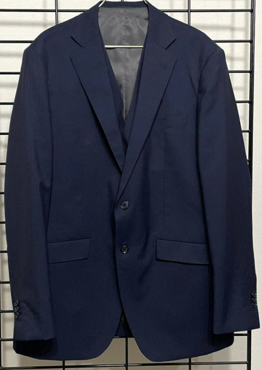 K*H様 オリヒカ　メンズ　スーツ　スリーピース　セットアップ　ブルー　チェック オリヒカ メンズ スーツ スリーピース セットアップ ブルー チェック