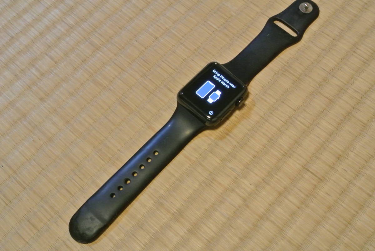 Apple Watch Series 2 42mm アップルウォッチ ブラックステンレス 