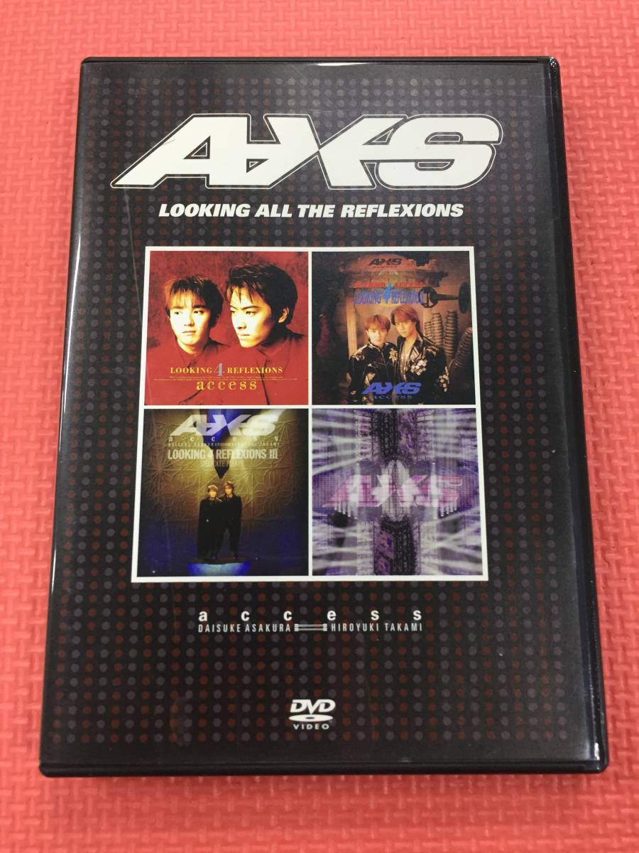 M1671/60/100】DVD☆access LOOKING ALL THE REFLEXIONS☆AXS☆シンク