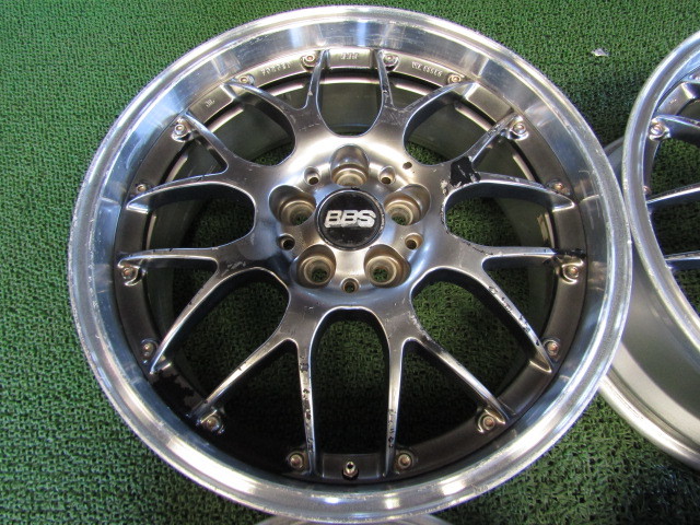 E3303 BBS RS-GT RS907(3本) RS907A(1本) 鍛造2P 18インチ 7.5J+48 100 