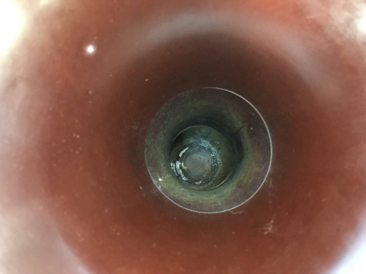 値下げ勝雲造 池坊、唐銅金属 薄葉田、花器 【極上品】花道 共箱