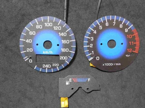 ELメーター 黒 180km 260ｋｍ ブラック XJR1300(98-02) 台湾 新品