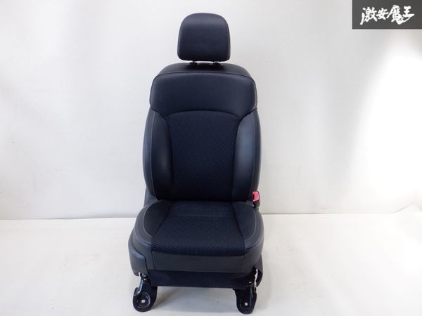 程度良好！ 実働外し スバル純正 SJG フォレスター 2015/10 ハーフレザー 電動 パワーシート フロント 右 右側 運転席 ドライバーズシート