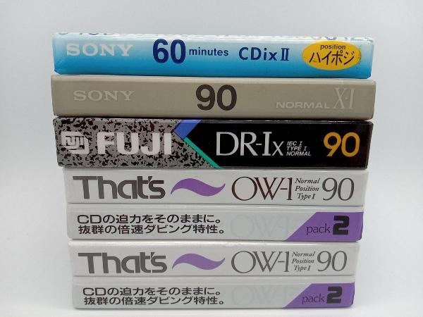 SONY カセットテープ 7本セット ハイポジ5本 DENON AXIA｜Yahoo - 富士