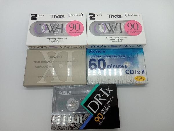 SONY カセットテープ 7本セット ハイポジ5本 DENON AXIA｜Yahoo - 富士