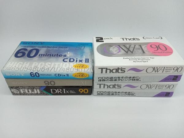 SONY カセットテープ 7本セット ハイポジ5本 DENON AXIA｜Yahoo - 富士