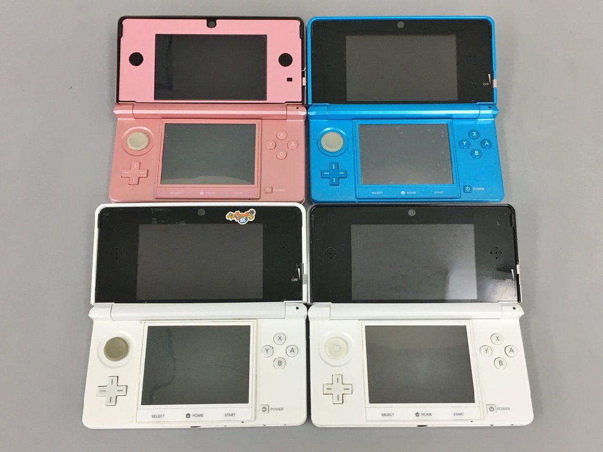 任天堂 ニンテンドー ゲーム機 本体 まとめ4台セット NINTENDO 3DS CTR-001 ジャンク 2305LBR021