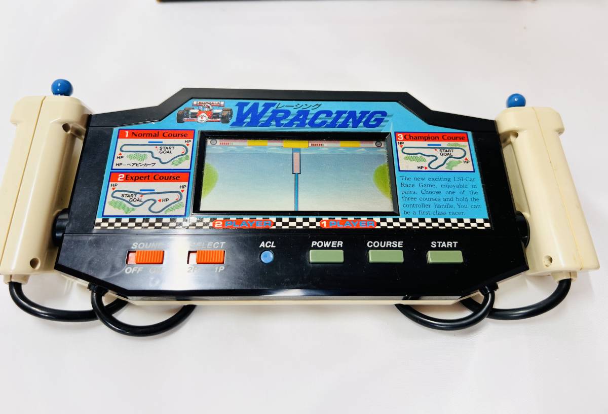 レトロ バンダイ LSIゲーム Wレーシング(ゲームウォッチ)｜売買された