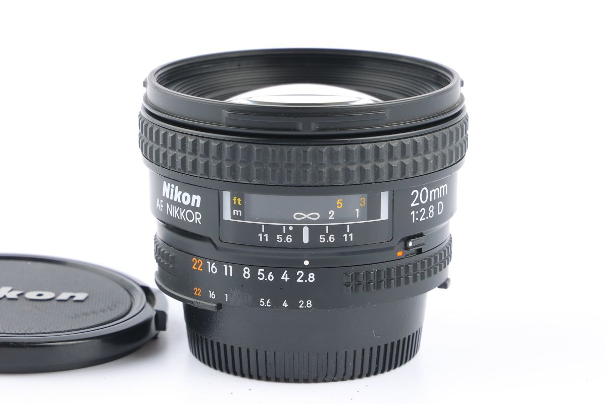 Nikon AF NIKKOR 20mm F2.8D 広角単焦点 Fマウント 07092cmrk NIkon AF NIKKOR 20mm F2.8D 単焦点 広角レンズ Fマウント