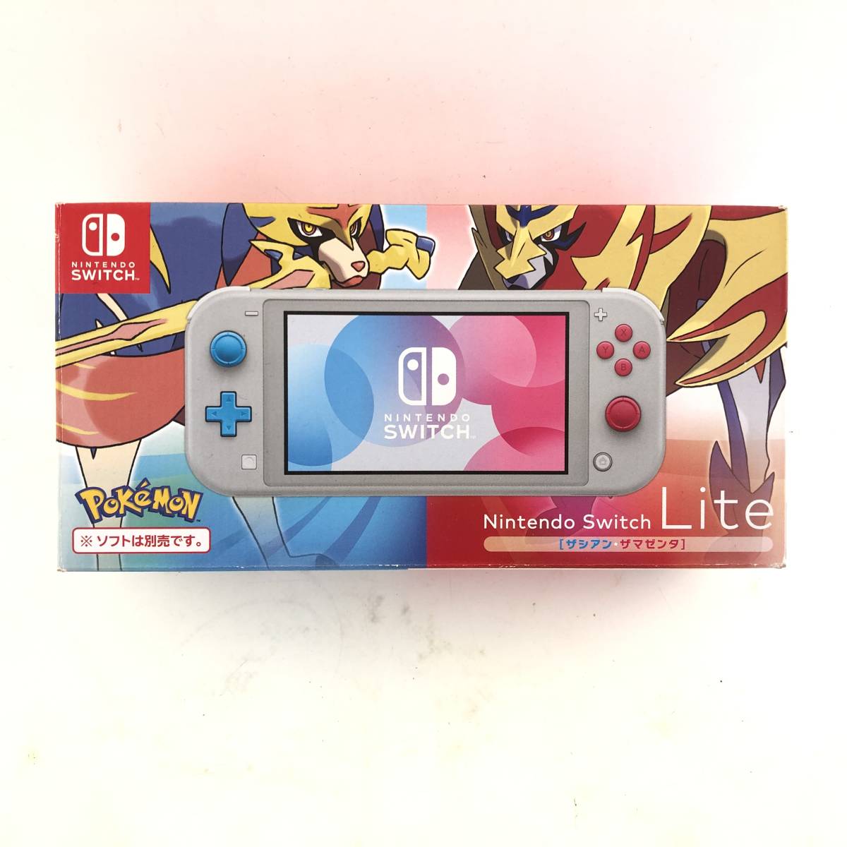 【ジャンク品】Nintendo Switch Lite ザシアン ザマゼンタ 1円～】NINTENDO SWITCH Lite ザシアン・ザマゼンタ ニンテンドー