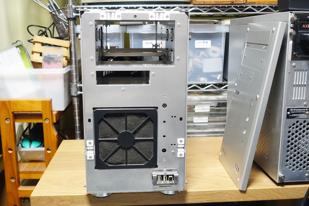 □Windy 星野金属 PCケース ALTIUM SiperX M-ATX シルバー 清掃済 即決