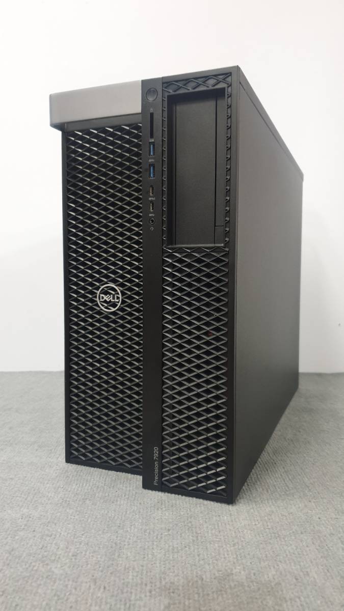 クリエイター向けAI研究 Dell Precision T7920 Xeon Gold 6136 24コア48スレッド メモリ128GB M.2 SSD 1TB Quadro M4000 8GB
