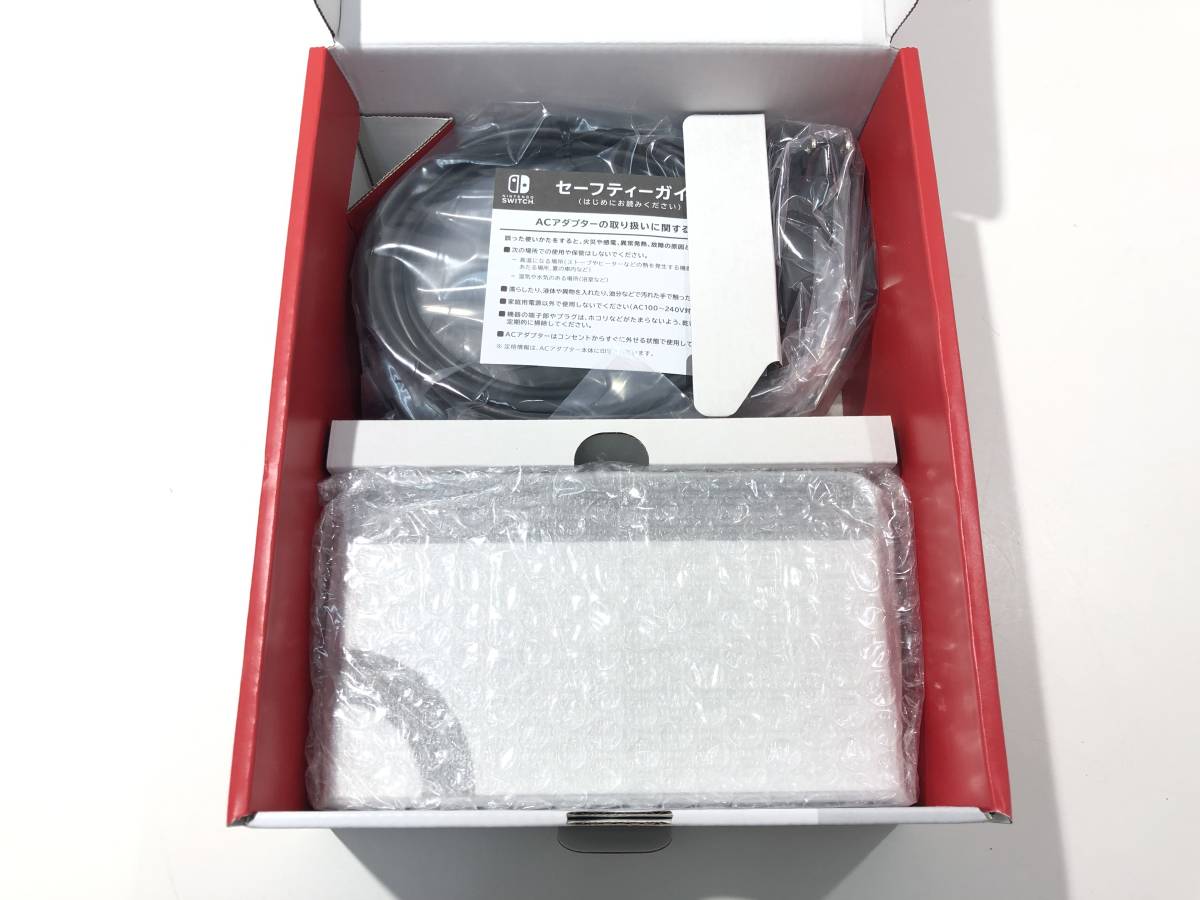 1円スタート 未使用品 店舗印有 switch 本体 有機ELモデル