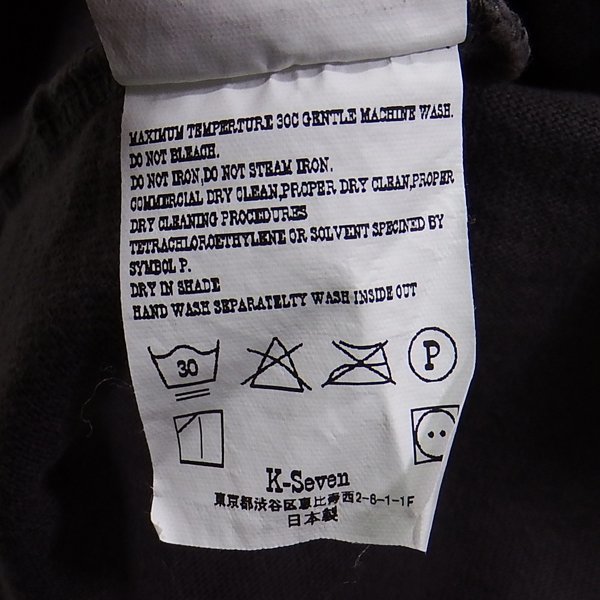 Tenderloin FREEDOM SLEEVE CUT&SEWN NAVY GREY L テンダーロイン