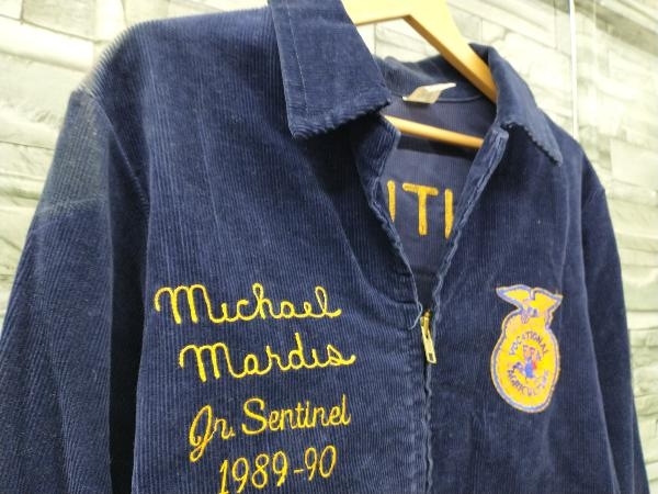 NATIONAL FFA/80s/NVY/ファーマーズジャケット/46/ナショナルエフエフエー/古着/VINTAGE