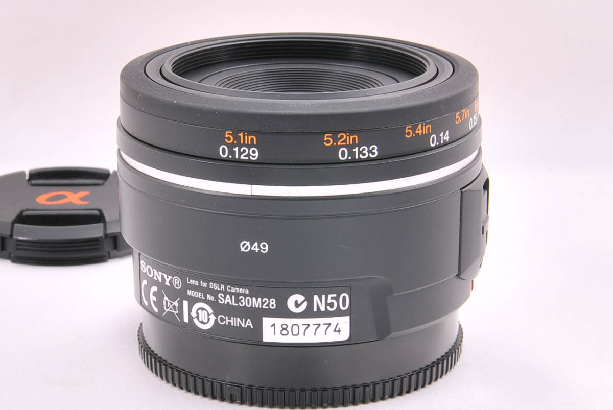 30mm F2.8 Macro SAM DT Sony SONY - SAL30M28 for Lens a Mount