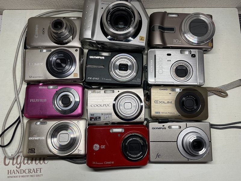 要画像参照】デジカメ まとめ NIKON CANON Panasonic他 動作未確認 12