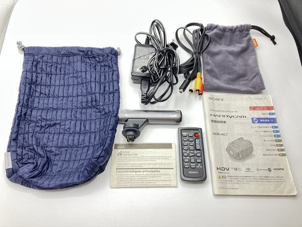 SONY HDR-HC7 ビデオカメラ フルHD 動作未確認 SONY Handycam HDR-HC7 ソニー デジタルビデオカメラ 動作未確認