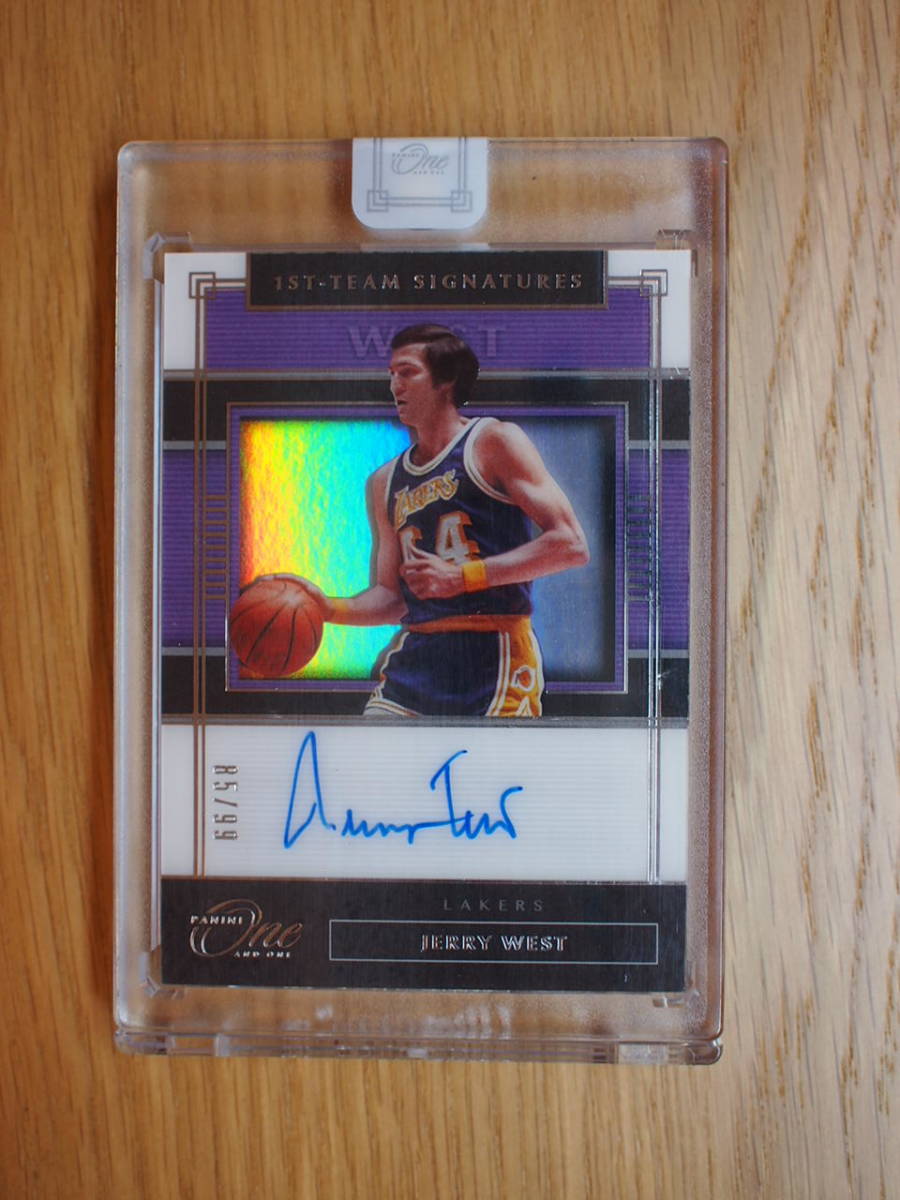 ☆2020-21 Panini One and One Jerry West ジェリー ウエスト Auto ⁄99