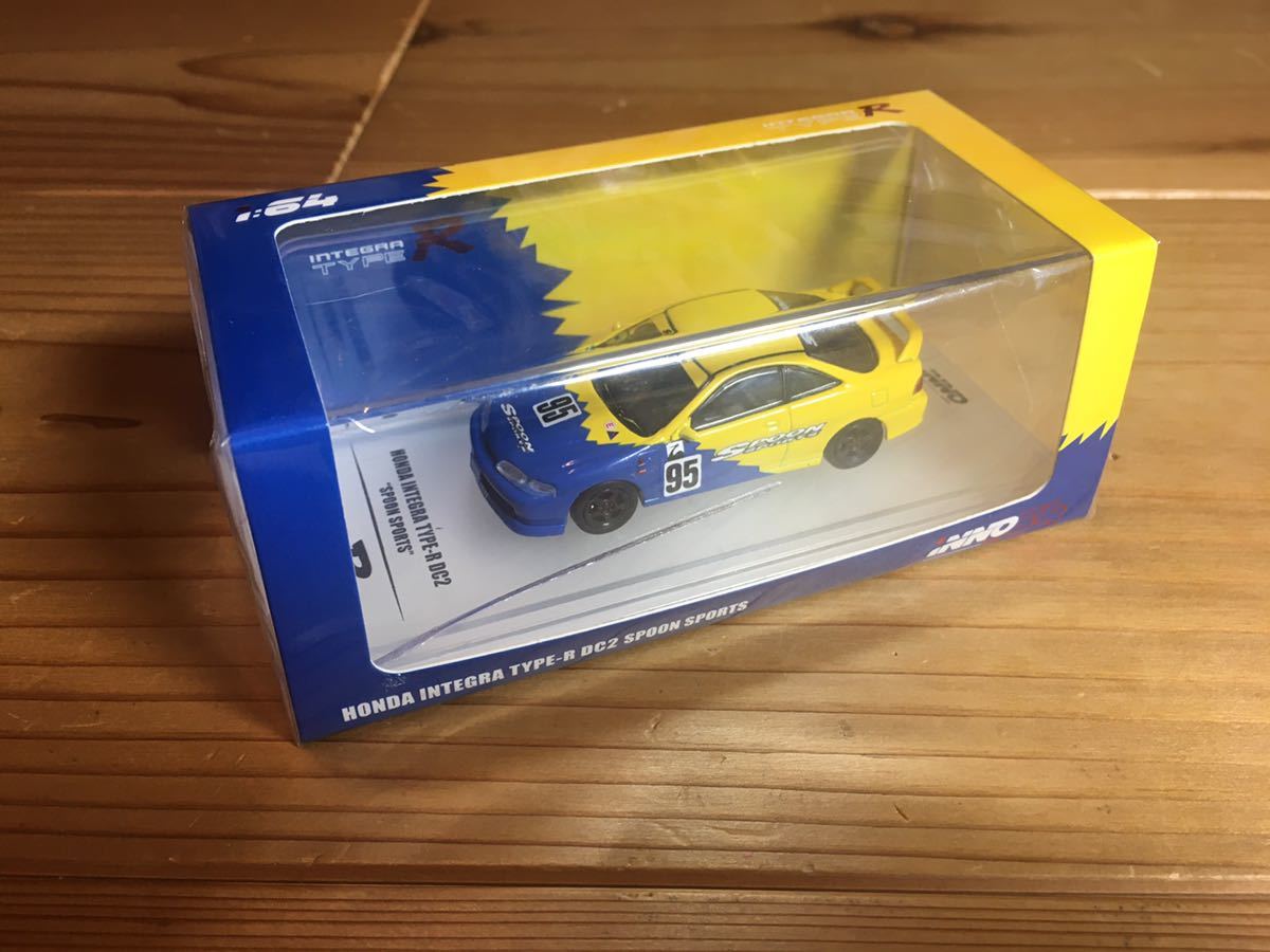 inno64 1/64 ホンダ インテグラタイプR DC2 SPOON SPORTS 未開封 少し