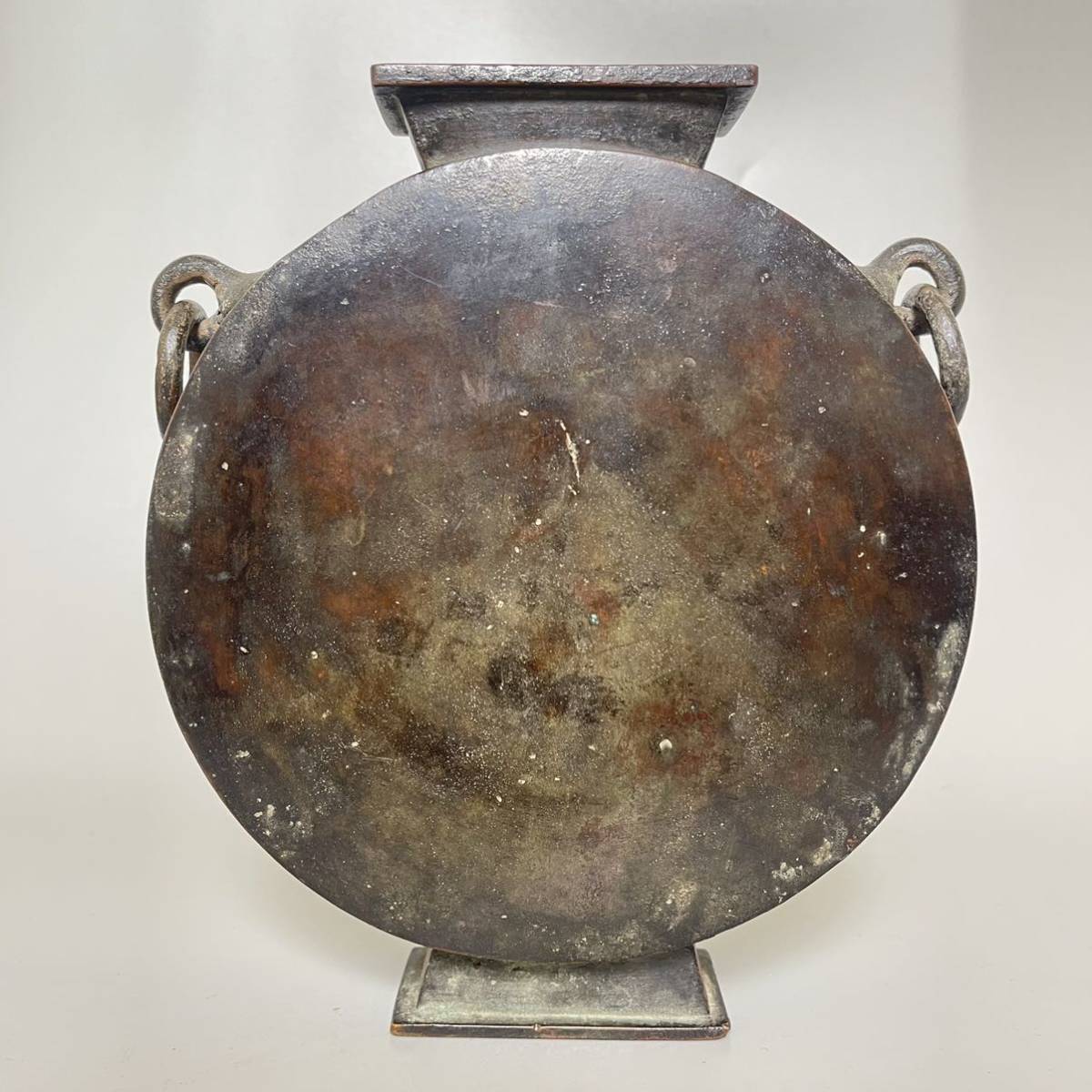 唐物 中国美術 色絵獅子図 景徳鎮 銅器 中国古玩 11□中国