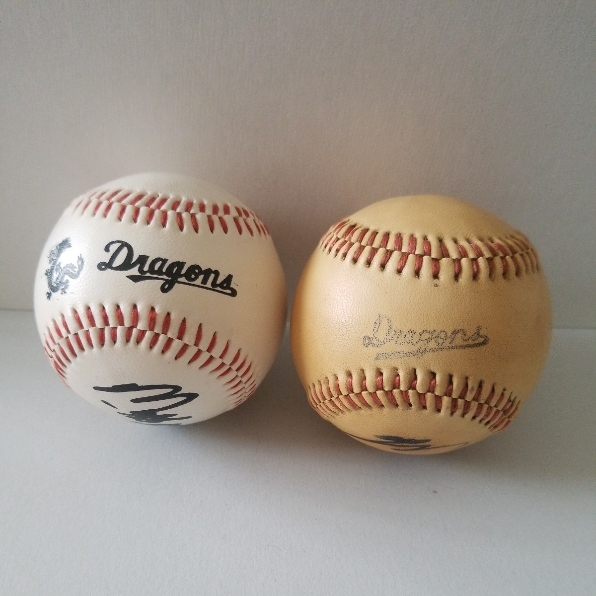 野球 中日ドラゴンズ 谷沢健一 直筆サイン プリントサイン ボール  