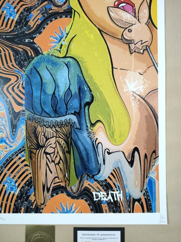 Death NYC エルメス 不思議の国のアリス ディズニー Death NYC [A-31] 世界限定 アートポスター 不思議の国のアリス
