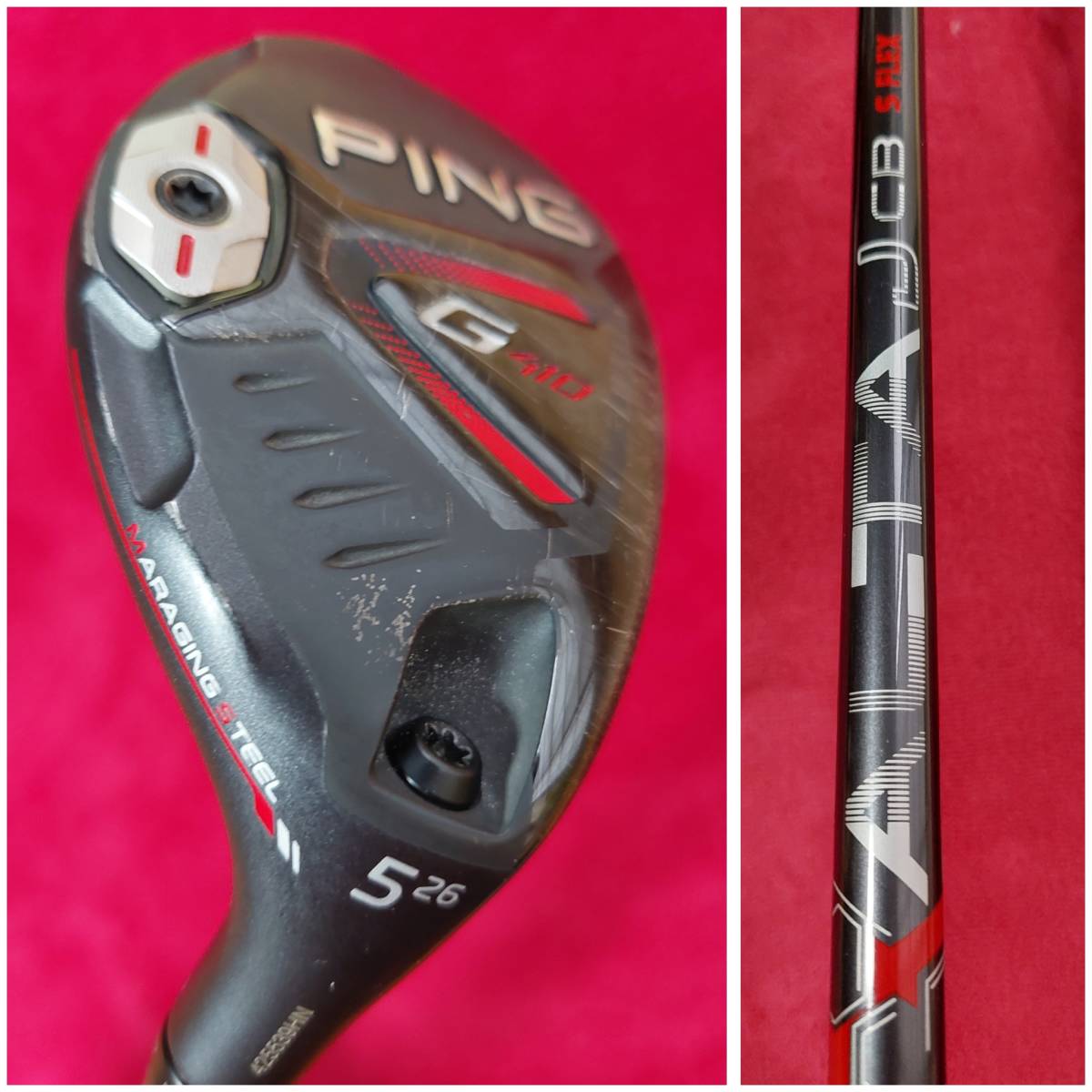 人気 PING G410 ハイブリッド ユーティリティ 5U 26° ALTA Jcb S G410