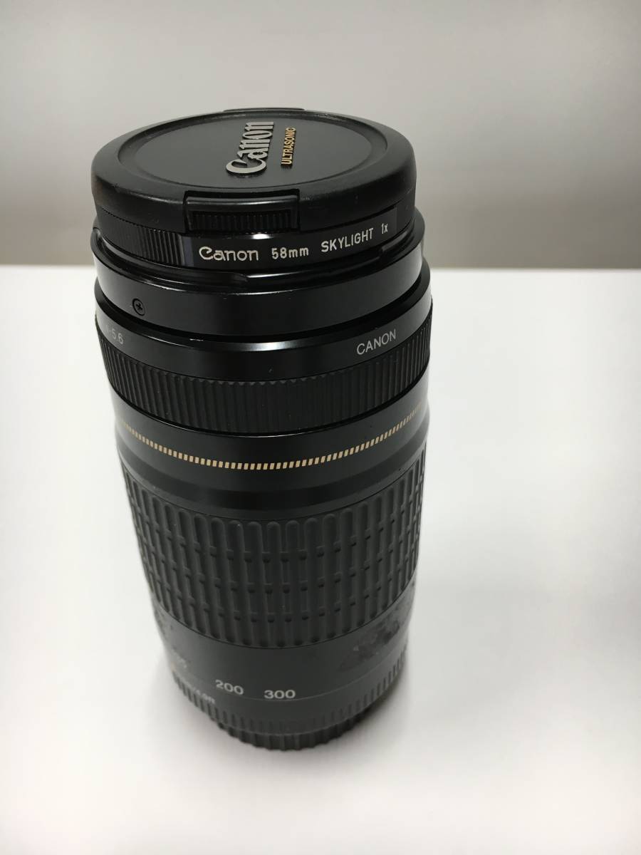 A20349)Canon ZOOM LENS EF 75-300mm 1:4-5.6 ズームレンズ 現状品