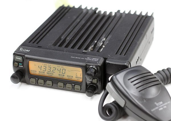 売り切り1円～!!icom/アイコム IC-207 144/430MH DUO BAND FMトランシーバー 無線機 通電動作確認済み デュアルバンド