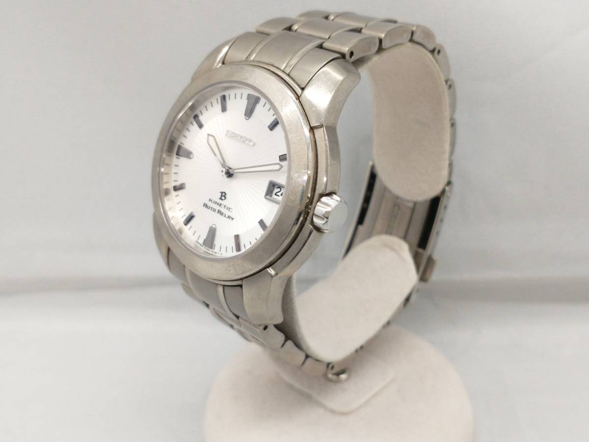 ジャンク SEIKO セイコー KINETIC キネティック 5J22-0D40 腕時計 