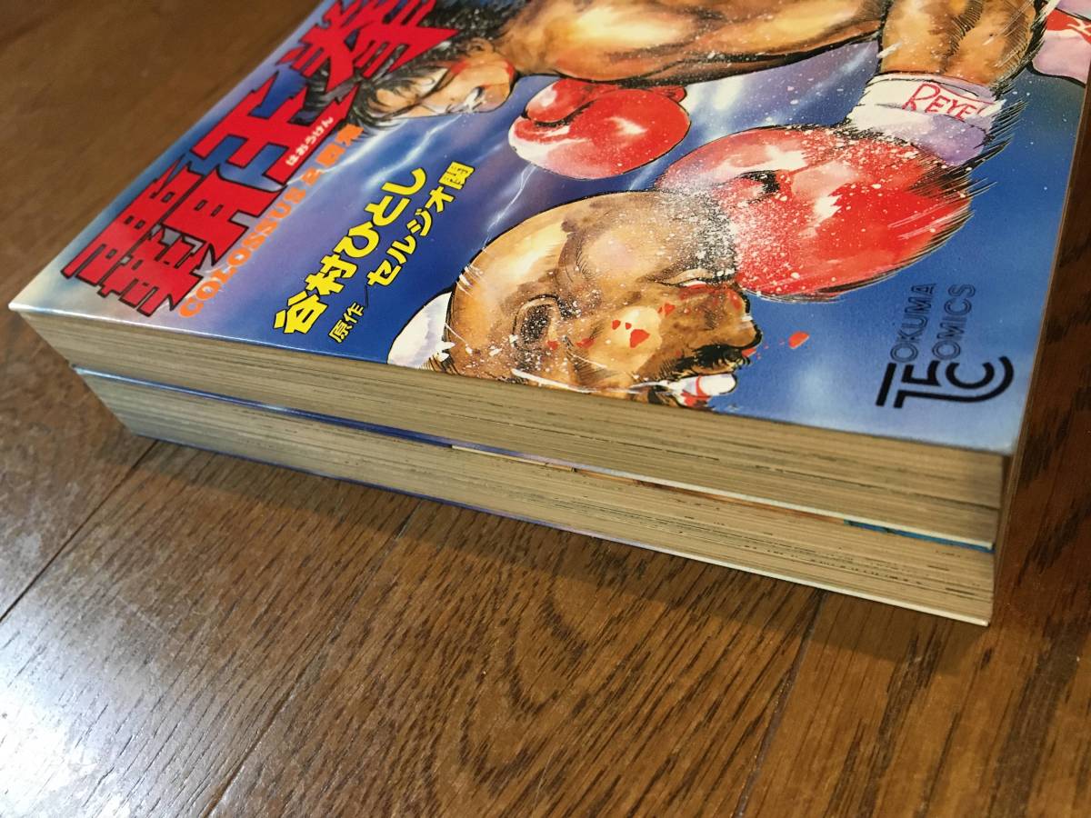 即落 初版 覇王拳 谷村ひとし 原作：セルジオ関 全2巻 徳間書店
