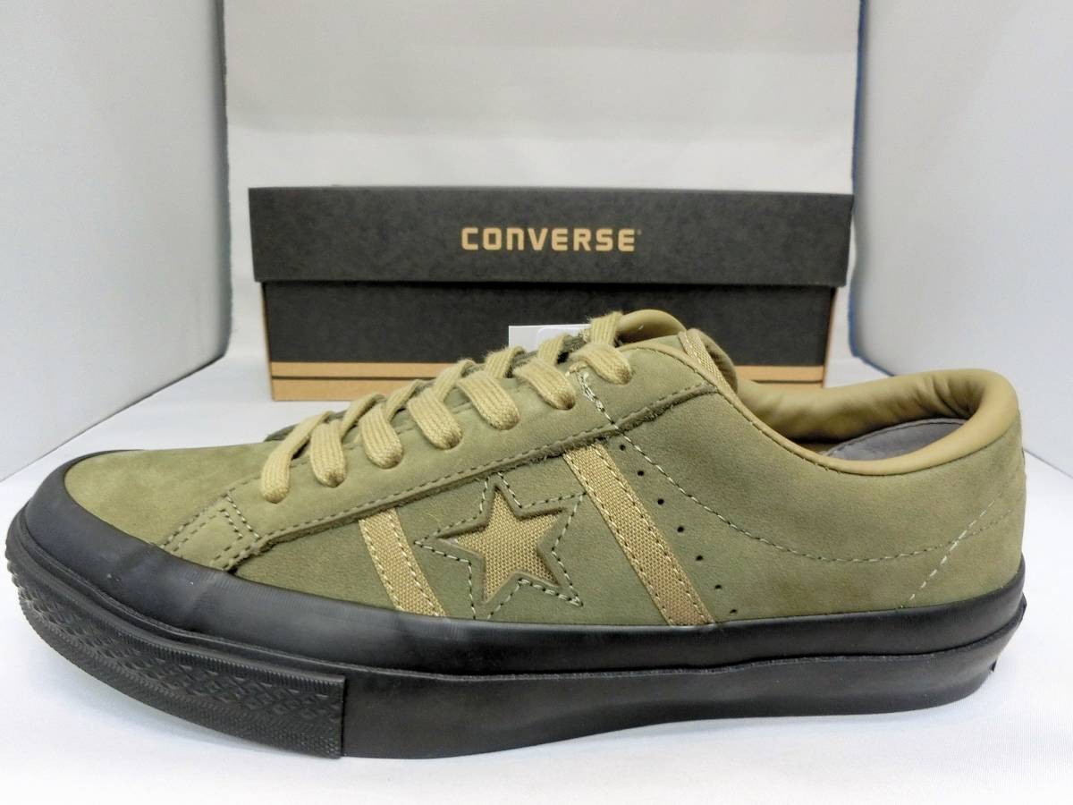 ☆新品☆コンバース STAR & BARS MN オリーブドラブ/ブラック 26cm/即決