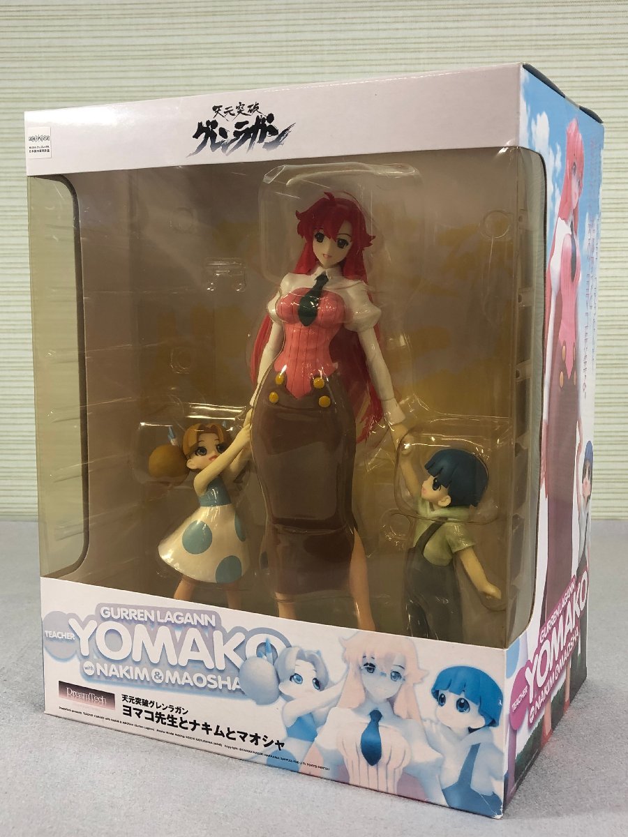 ＜ジャンク品＞ドリームテック 1/8スケールフィギュア 天元突破グレンラガン ヨマコ先生とナキムとマオシャ（10323040604643OM）