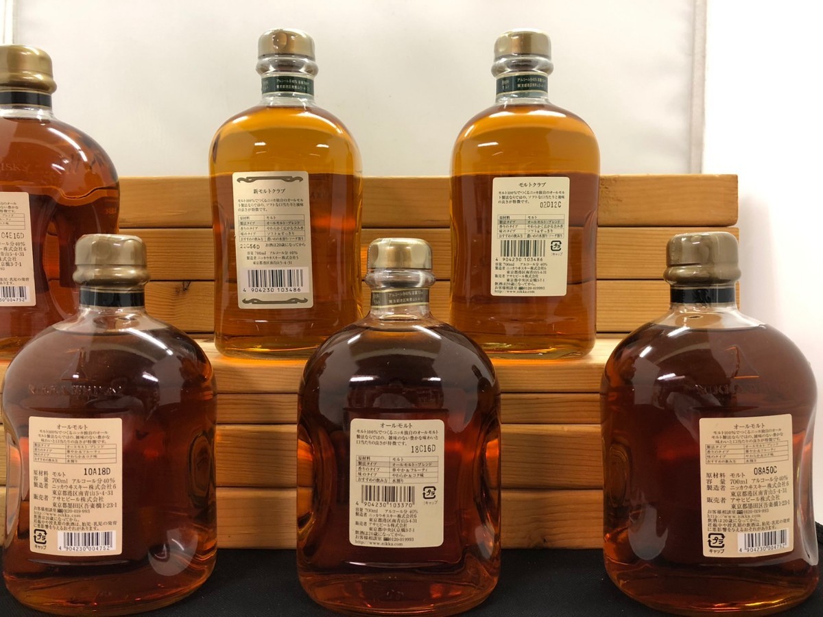 ニッカオールモルト6本セット 750ml 43% NIKKA All Malt Club モルト