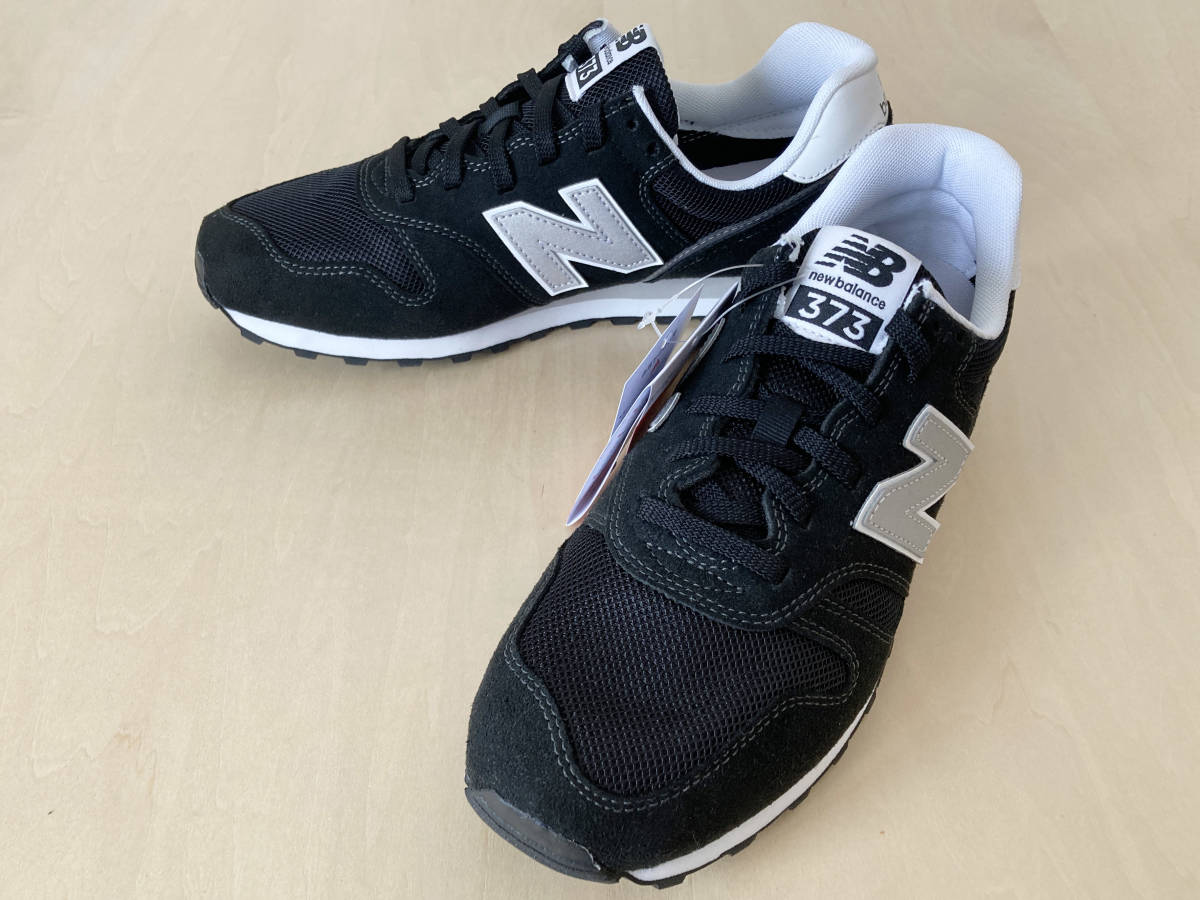 【定番 373】 25cm ニューバランス NEW BALANCE ML373KB2 BLACK US7/25cm スニーカー