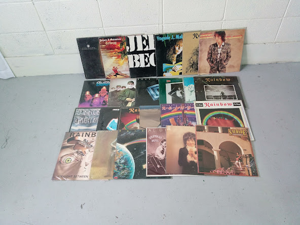 ◇レコードまとめ売り/約20枚セット LP 音楽 ロック 昭和レトロ ディープパープル レインボー ワイアード ジェフベック アルディメオラ 